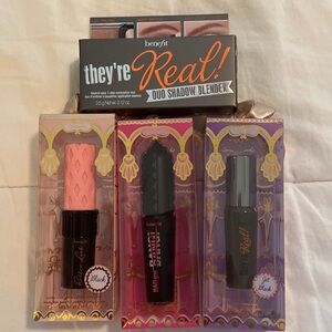 Benefit Cosmetics Mascaras Trio black + neutral eyeshadow duo. Brand New in box